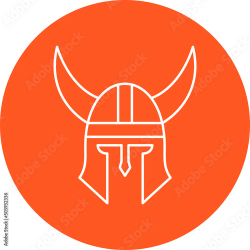 Viking Helmet Icon Design