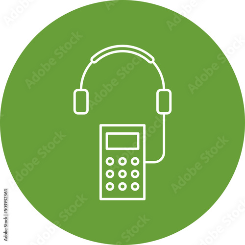 Audio Guide Icon Design photo