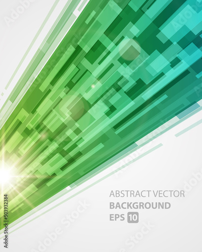 Abstract diagonal hi tech data flow polygon geometric innovation bright gradient dynamic poster background vector illustration. Futuristic network communication circuit texture space digital design