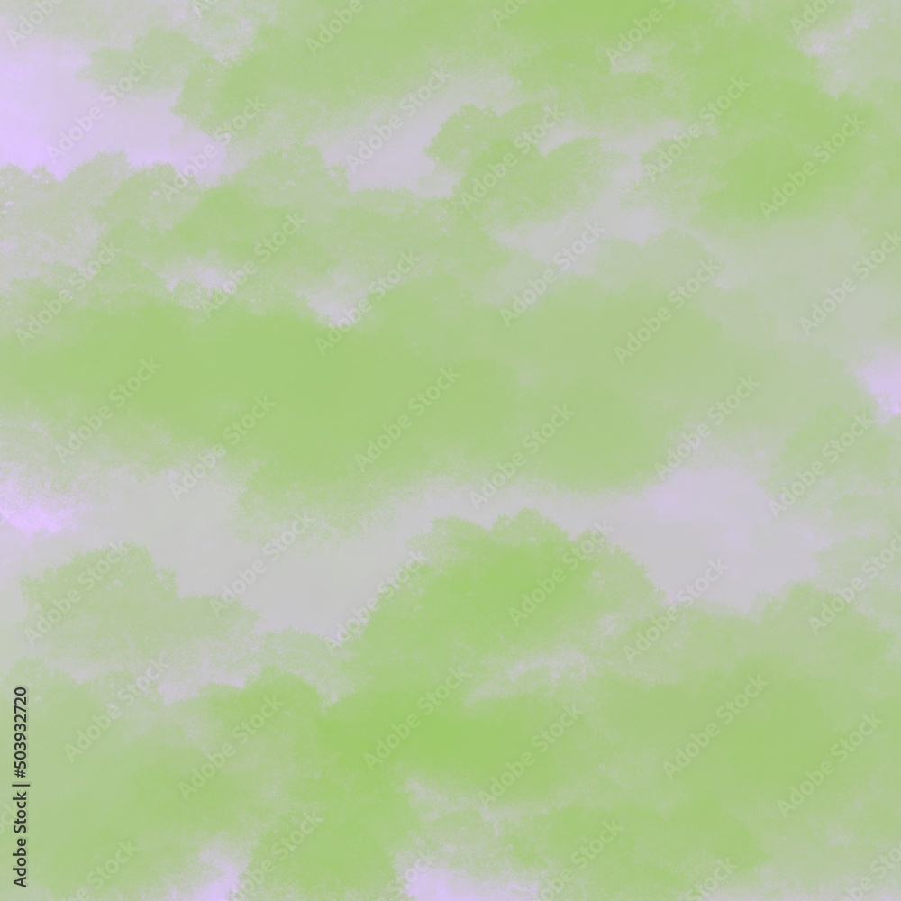 Abstract green and violet clouds background