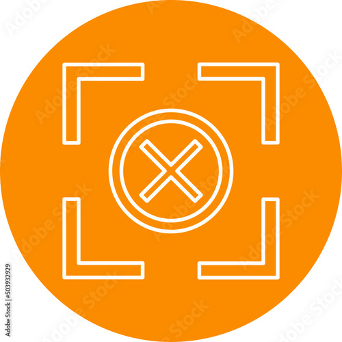 Scan Rejected Icon Design