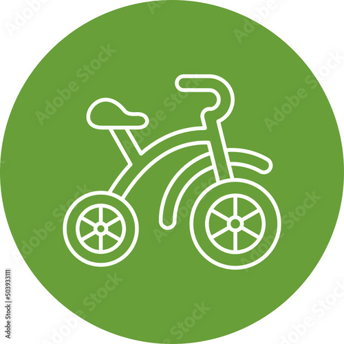 Tricycle Icon Design