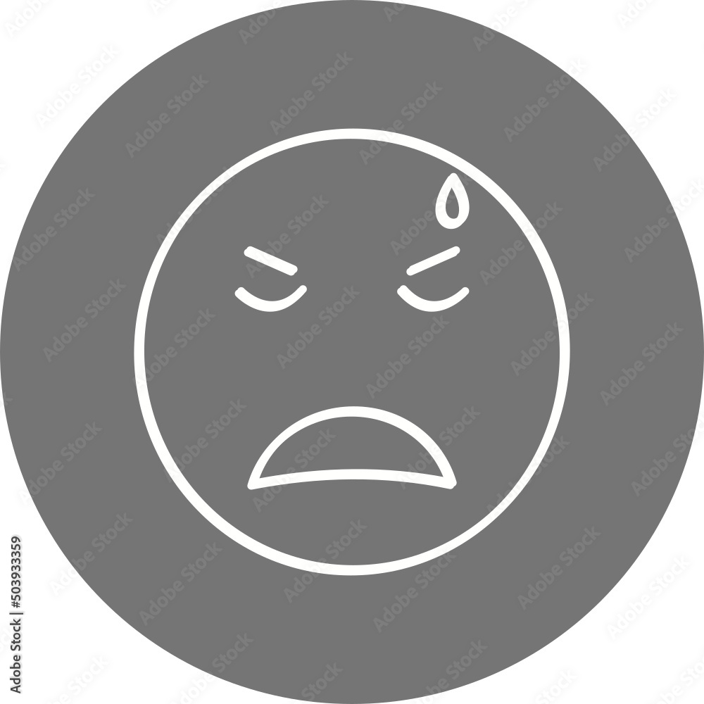 Disappointment Emoji Icon Design Disappointment Emoji Icon Design