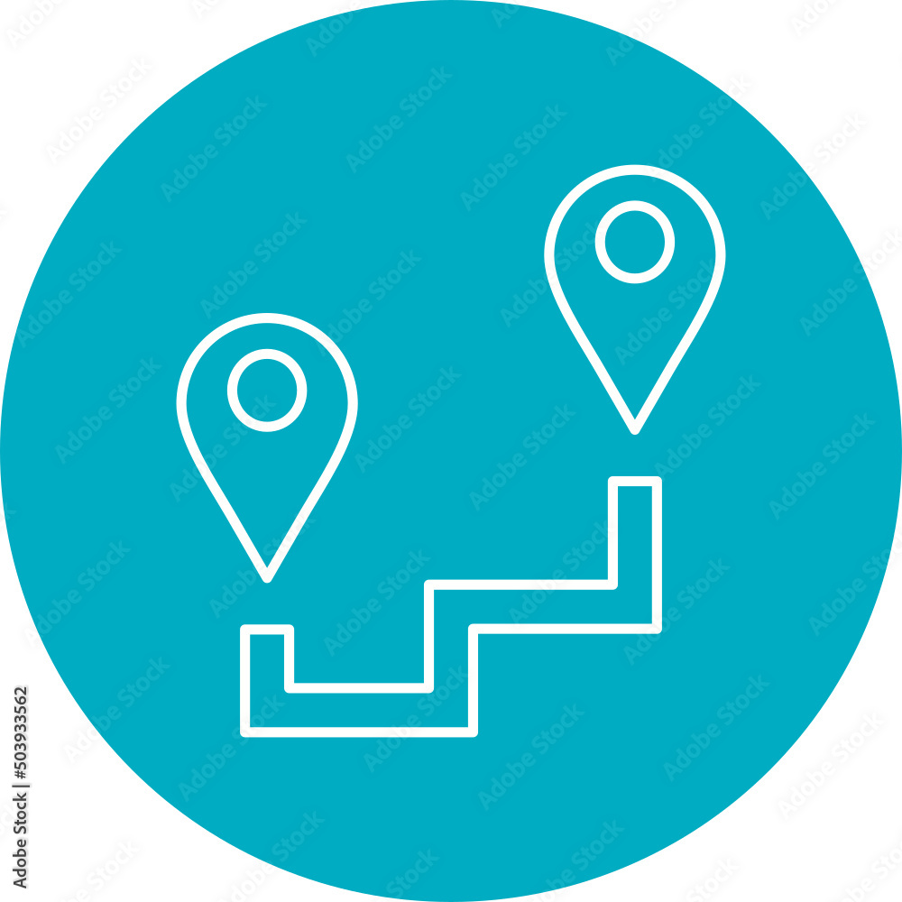 Route Icon Design Route Icon Design