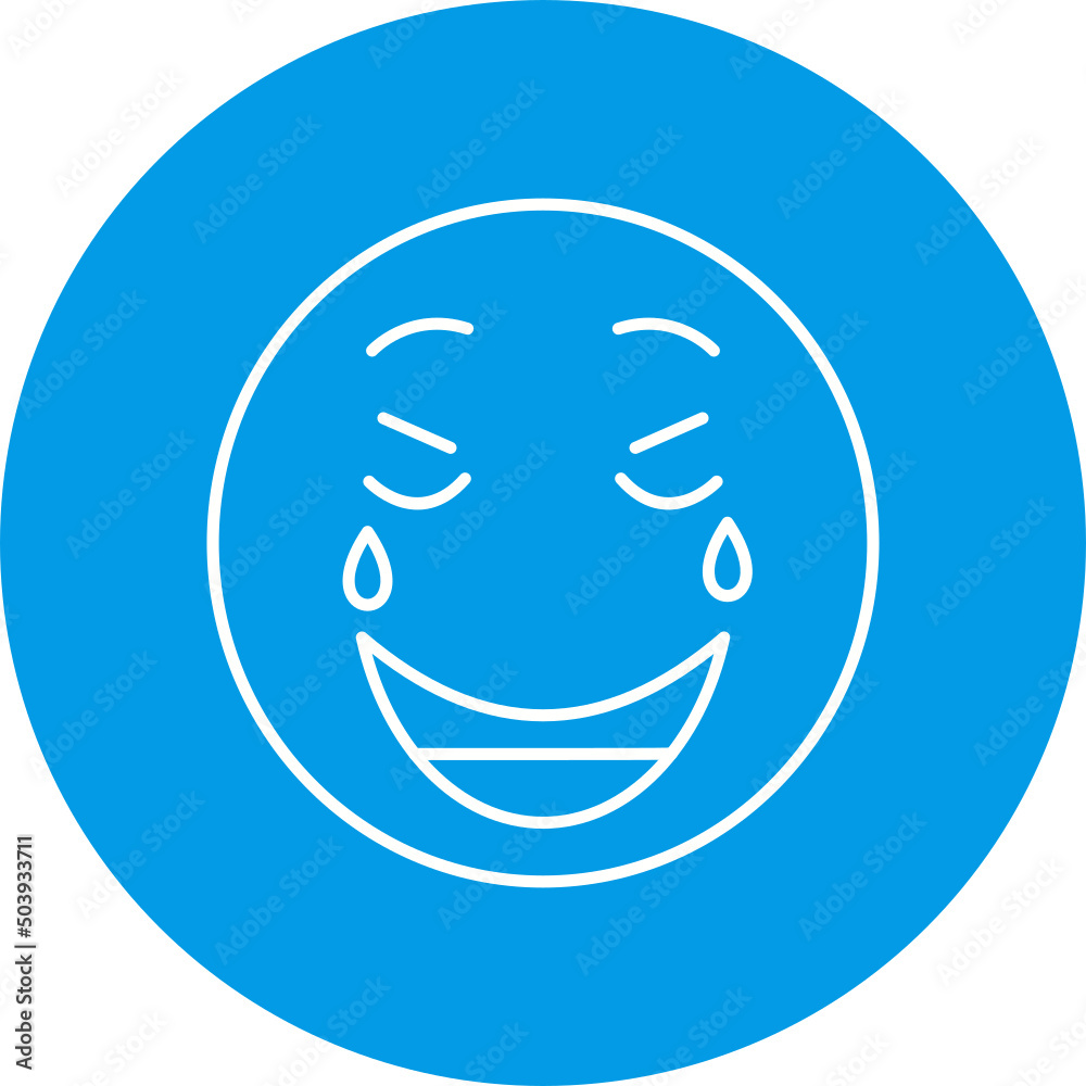 Laugh Emoji Icon Design Laugh Emoji Icon Design