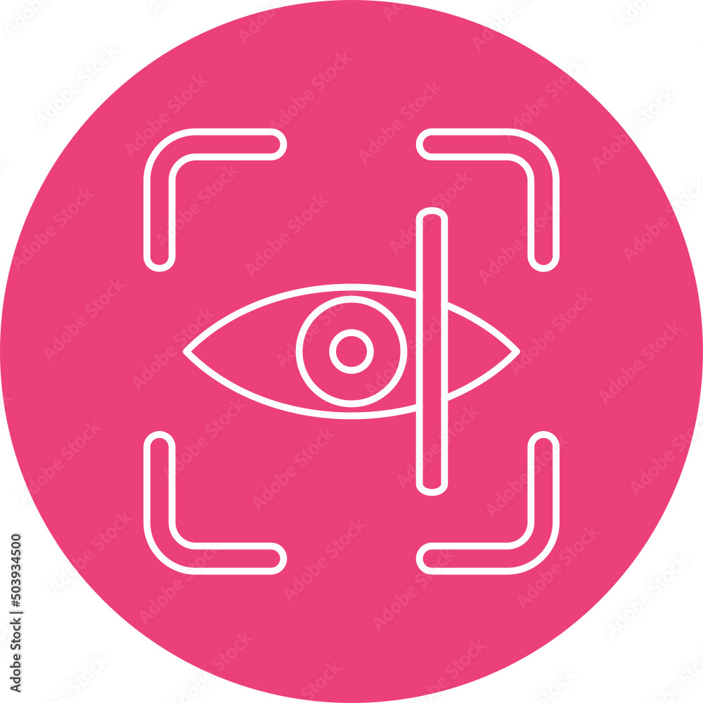 Retinal Scan Icon Design Retinal Scan Icon Design
