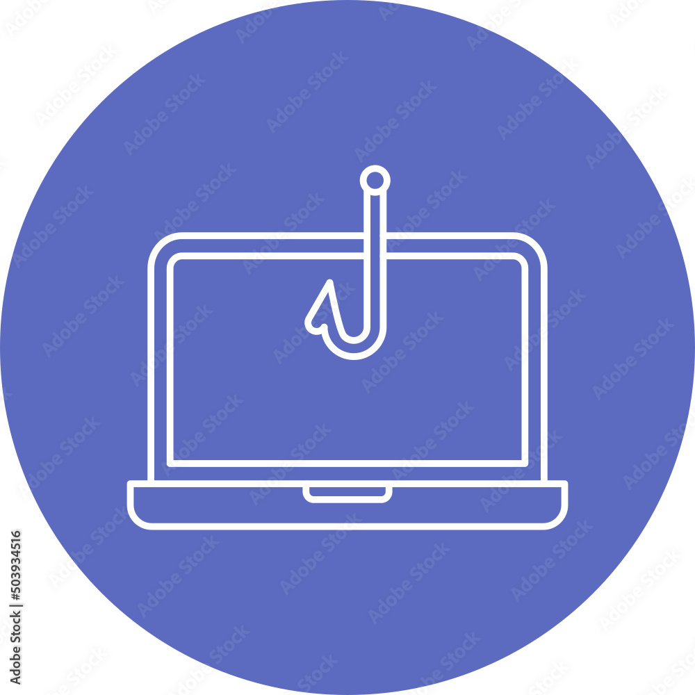 Obraz premium Phishing Icon Design