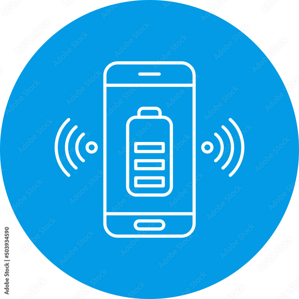 Wireless Charging Icon Design Wireless Charging Icon Design