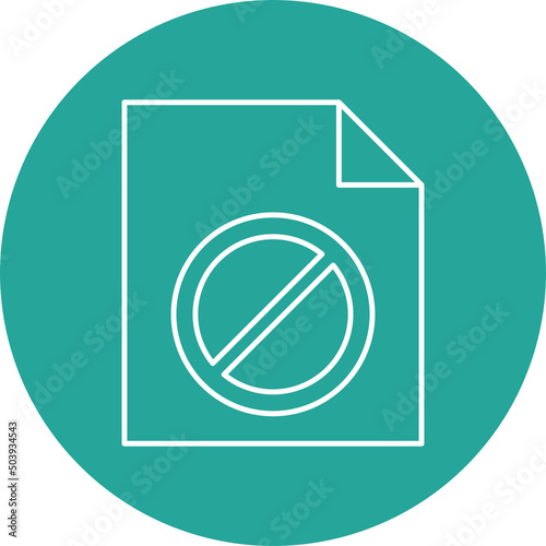 Unauthorized Icon Design