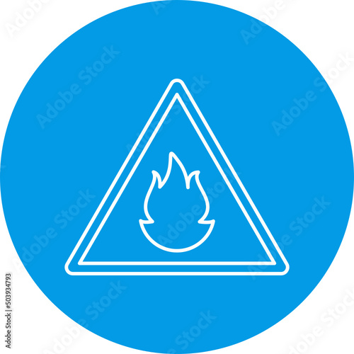 Flammable Icon Design