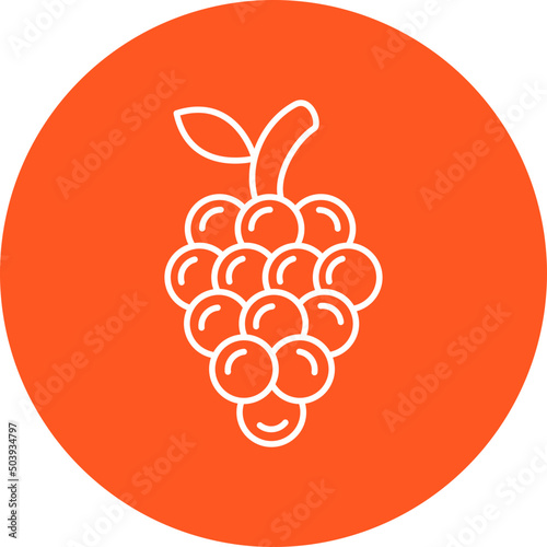 Grapes Icon Design