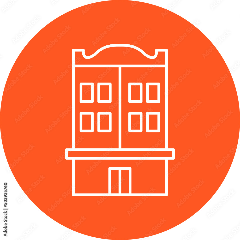 Naklejka premium Hotel Icon Design