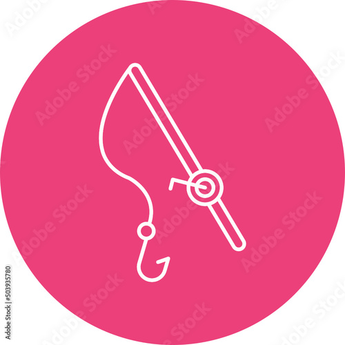 Fishing Rod Icon Design
