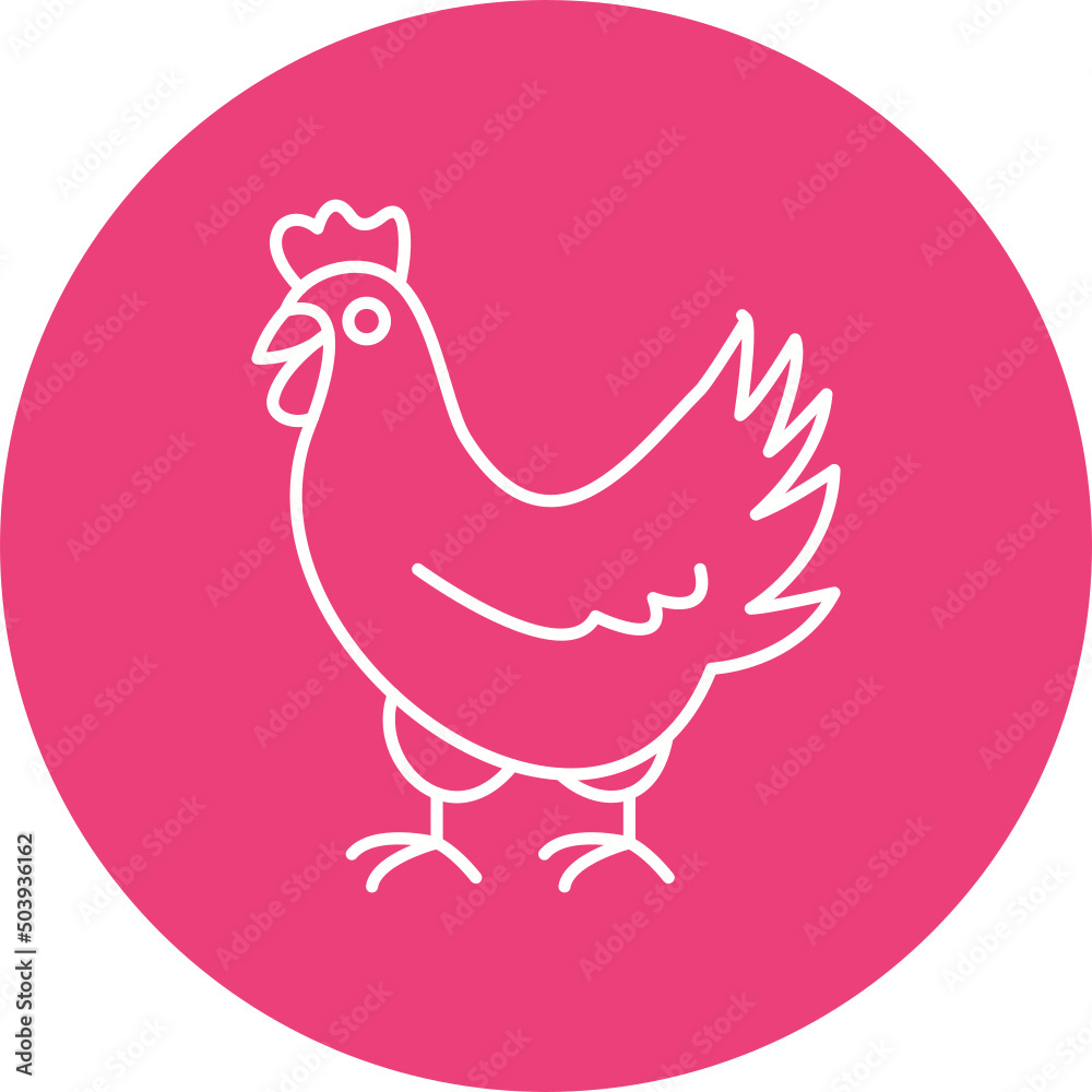 Chicken Icon Design