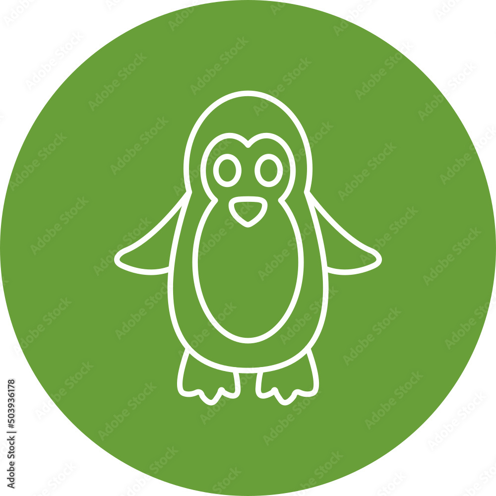 Obraz premium Penguin Icon Design