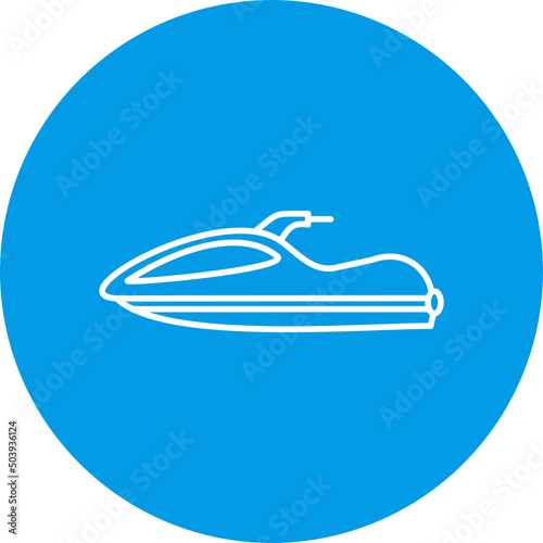Jet Ski Icon Design