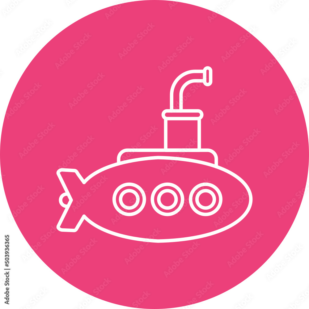 Obraz premium Submarine Icon Design