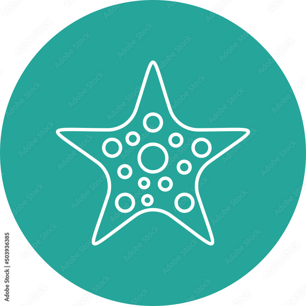 Starfish Icon Design Starfish Icon Design