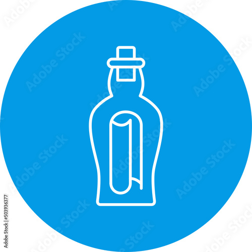 letter Bottle Icon Design