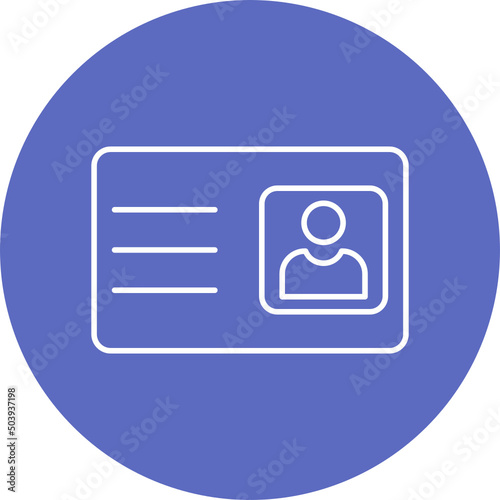 Visitor Card Icon Design