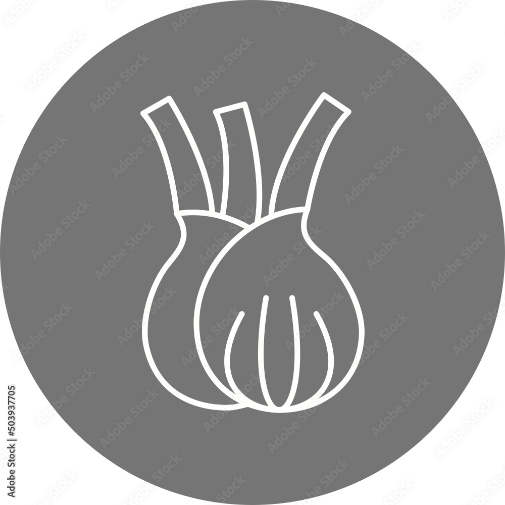 Obraz premium Fennel Icon Design