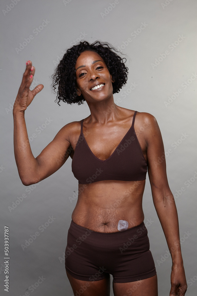 Studio portrait of mature woman Studio portrait of mature woman