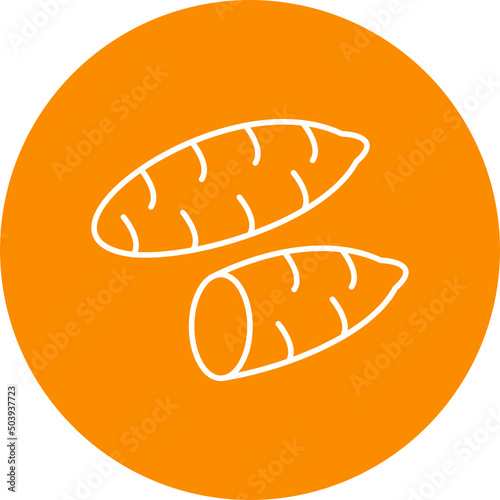 Sweet Potato Icon Design
