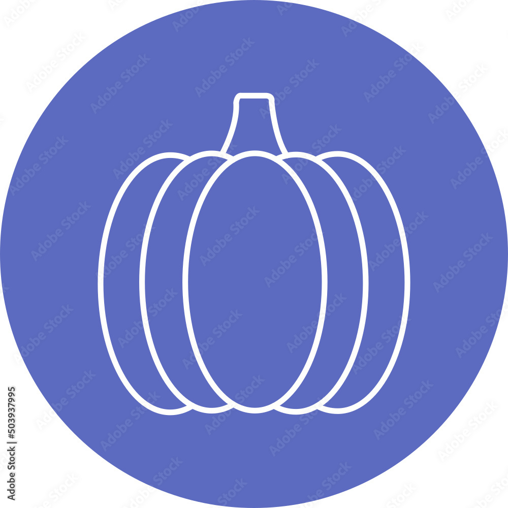 Fototapeta premium Pumpkin Icon Design