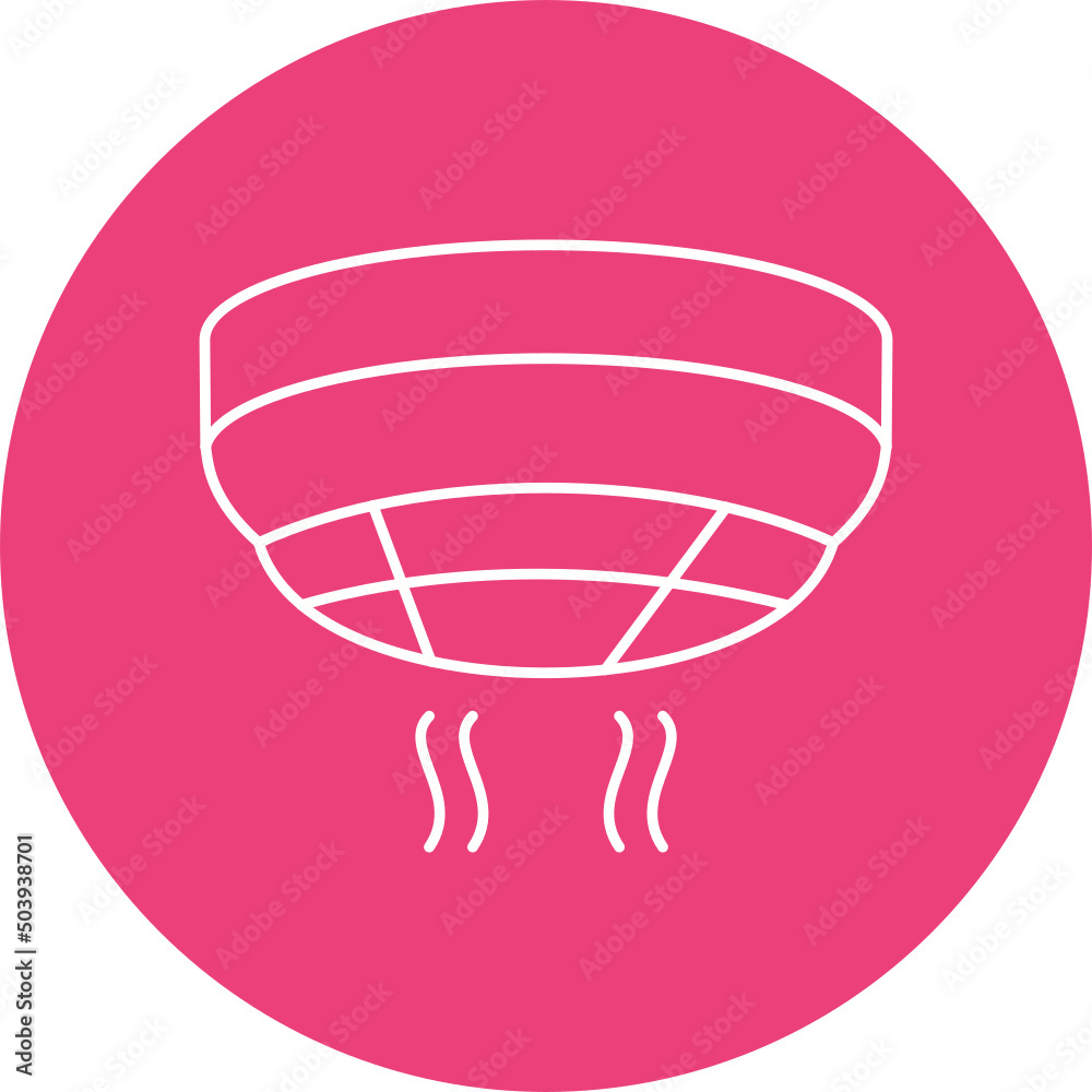 Smoke Detector Icon Design