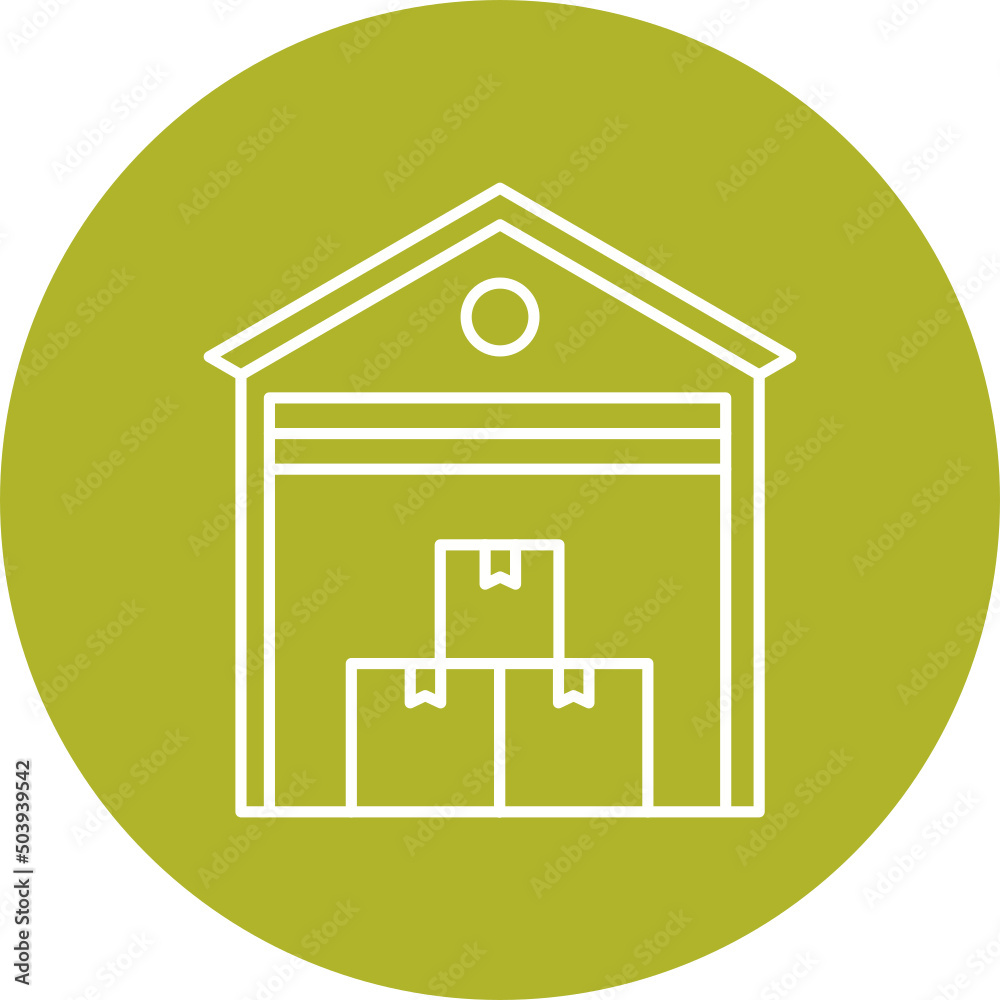 Warehouse Icon Design