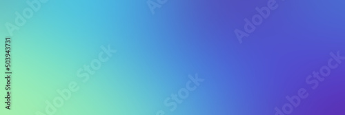 Soft gradient Banner with Smooth Blurred blue green neon colors