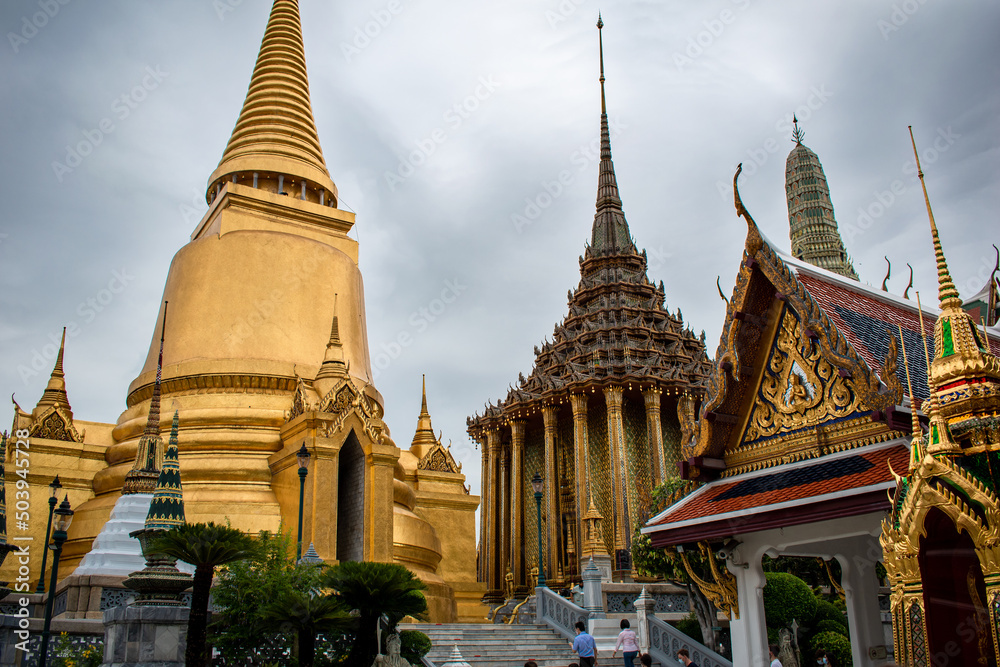 Vistas interiores del Gran Palacio del reino de Tailandia, en Bangkok