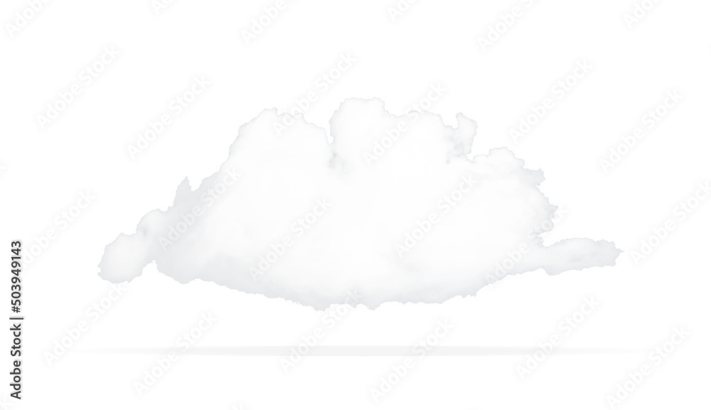 White cloud isolated on white background with clipping path White cloud isolated on white background with clipping path