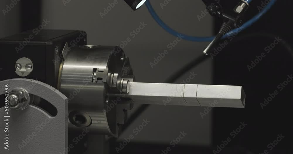 Modern Technological Cnc Cutting Power Action on Metallic Horizontal Ironwork Object Hot Gas. Modern Technological Cnc Cutting Power Action on Metallic Horizontal Ironwork Object Hot Gas.