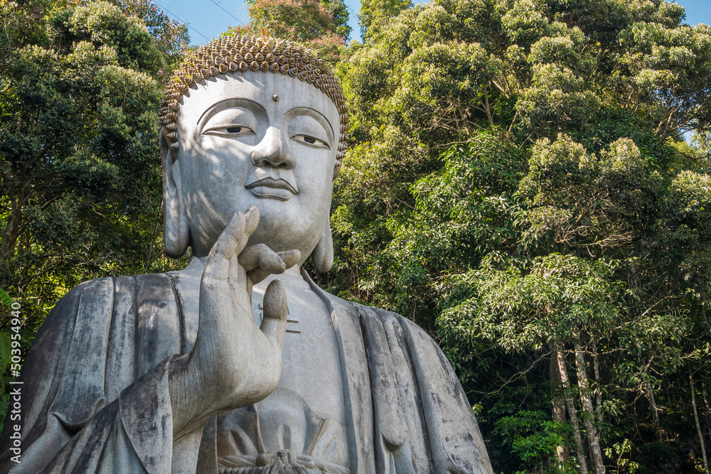 Stone buddha which is located at Chin Swee Caves Temple,Genting Highlands.