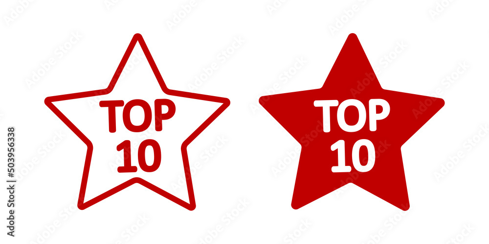 Top 10 stars. Желтая звезда. Top 10 stars. Top 10 stars. Звездочки в ряд.