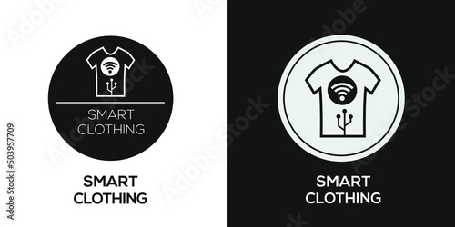 Creative (Smart clothing) Icon, Vector sign