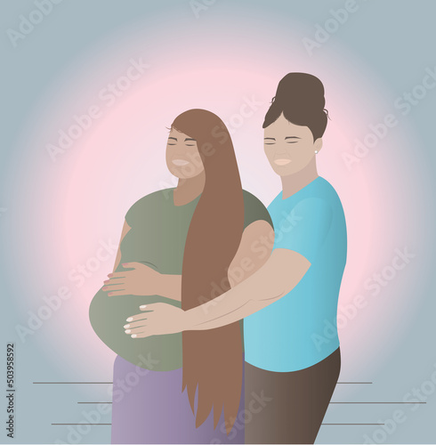 lgbtq+ lesbian family pregnancy