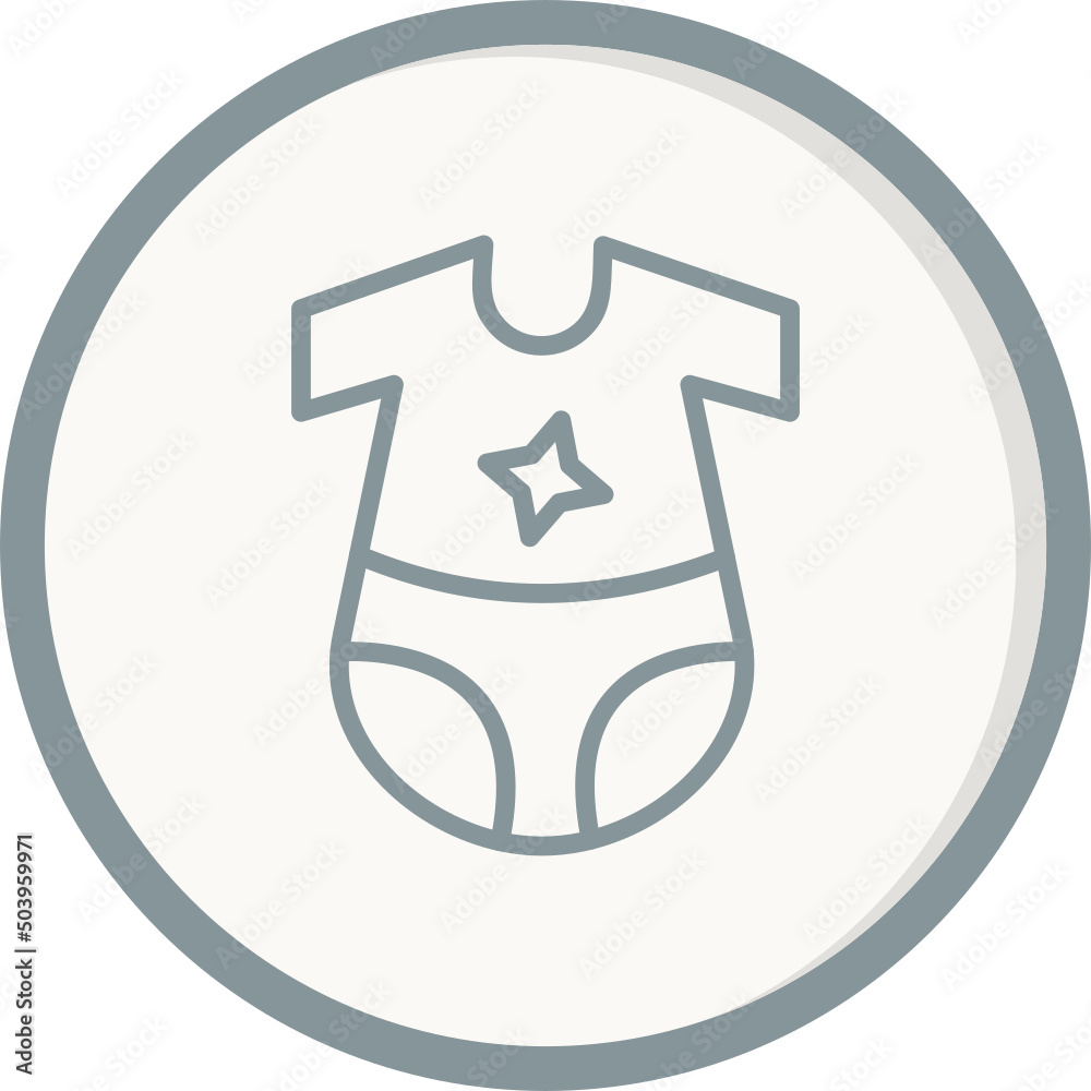 Baby Dress Icon Baby Dress Icon