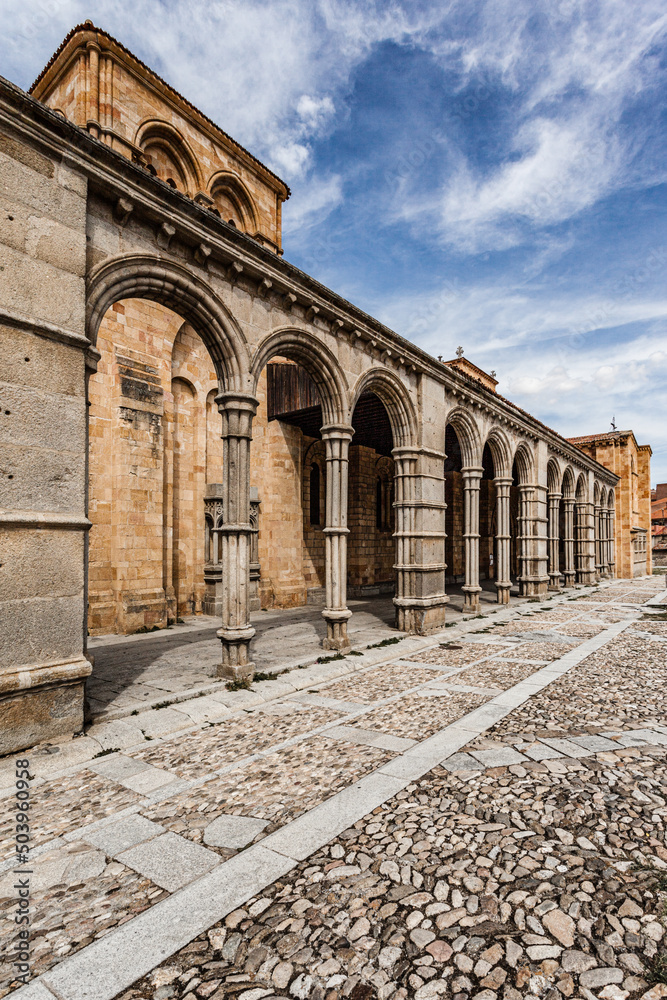 The Basilica of San Vicente, Avila, Castille, Spain