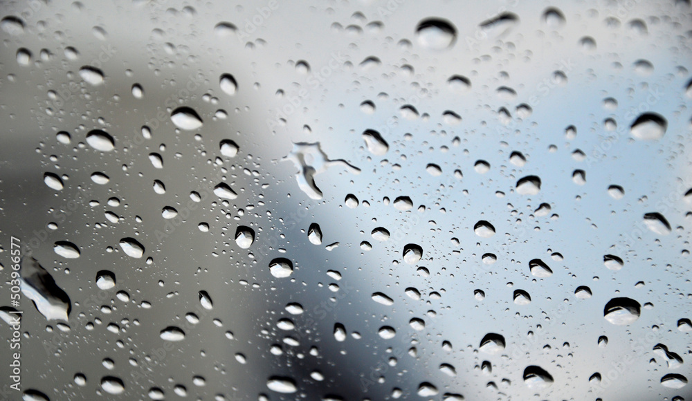 glass water drop, background, concept, rainy season, inclement weather  poor visibility