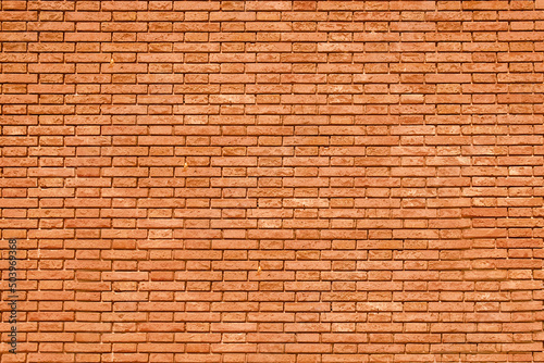 Closeup of a brick wall ideal for texture and pattern