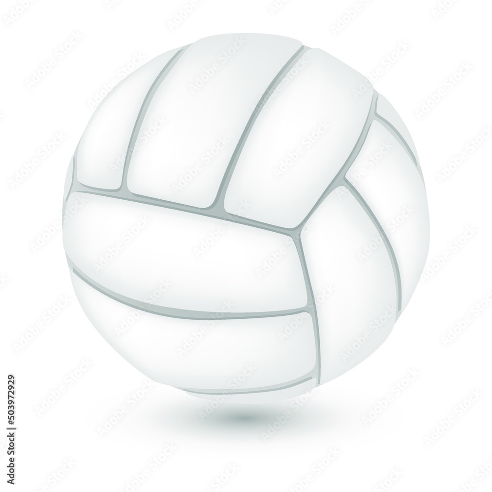 Volleyball Emoji Icon Illustration Sign. Sports Ball Vector Symbol