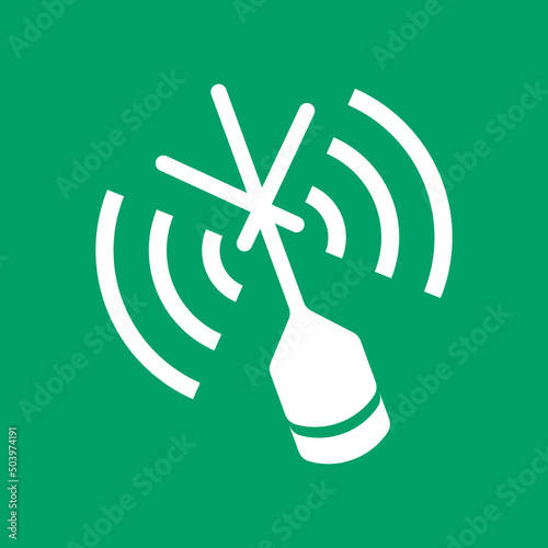 ISO 7010 E052 Emergency position indicating radio beacon