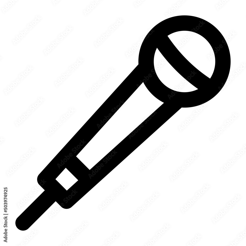 mic line icon mic line icon