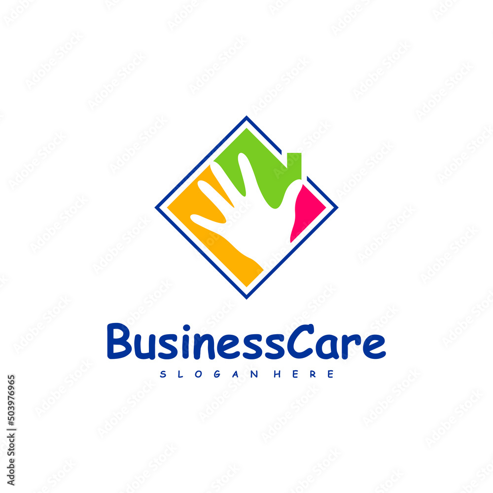 House Care logo design vector. Icon Symbol. Template Illustration House Care logo design vector. Icon Symbol. Template Illustration