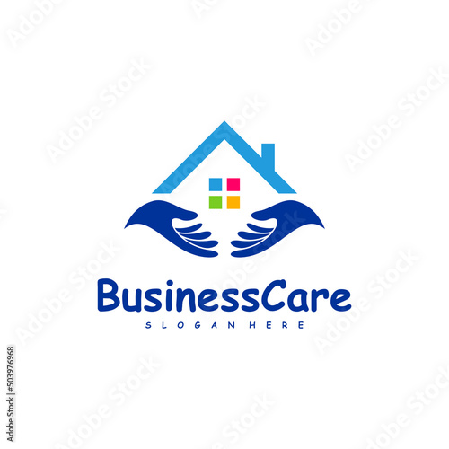 House Care logo design vector. Icon Symbol. Template Illustration