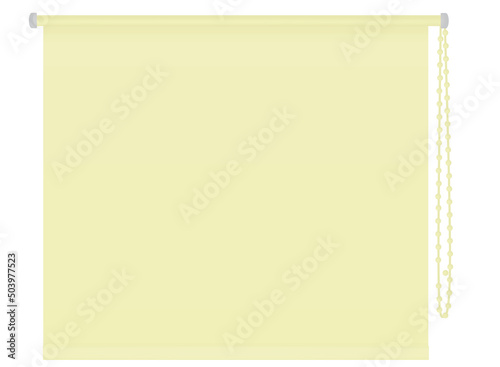 Blind window curtain. vector illustration