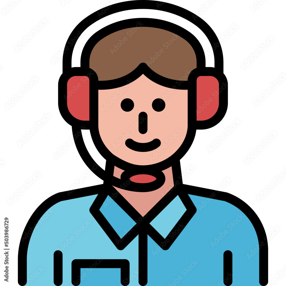 call center filled outline icon call center filled outline icon