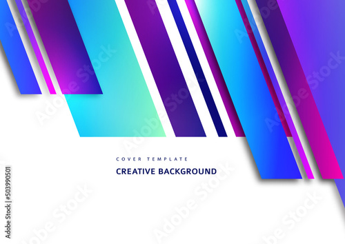 Inclined stripes and lines. Template for business presentations, app covers and website designs. Vector